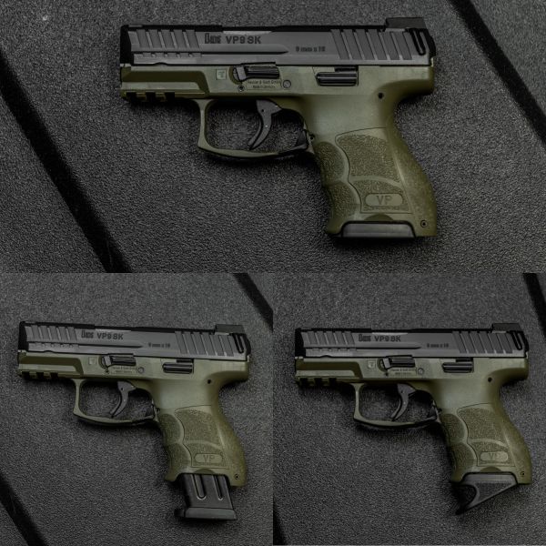 HK VP9-B 9mm Side Release Pistol w3 17rd Magazines and Night Sights 8100028...