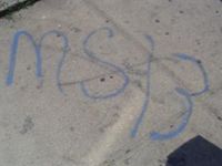 Graffiti Tag of the Gang MS13