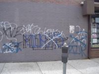Graffiti Tag of the Gang MS18