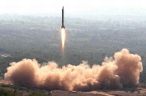 Pakistani nuclear-capable Ghauri missile