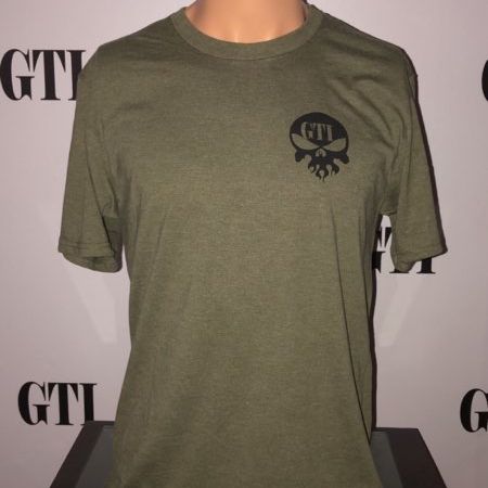 GTI M4 Green Triblend Tee Front