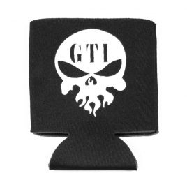 Koozie Black GTI Skull Logo