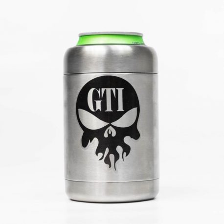 Koozie SS Black Front Can