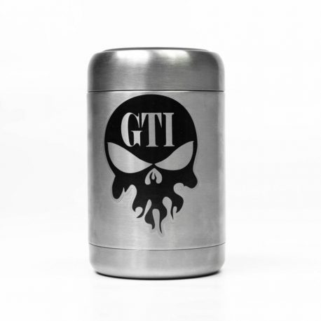 Koozie SS Black Front No Can